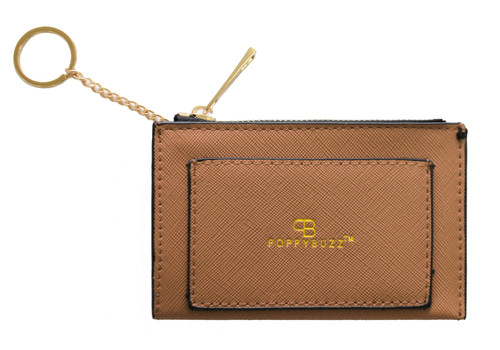 PoppyBuzz™ DESIGNER | KADENZA Essential Card and Coin Pouch | Vegan Leather | [L2200-050-03]