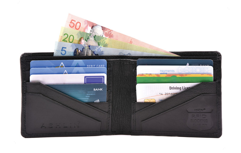 Ashlin® DESIGNER | BARRON RFID Blocking Mens Wallet with Angled Pockets ...