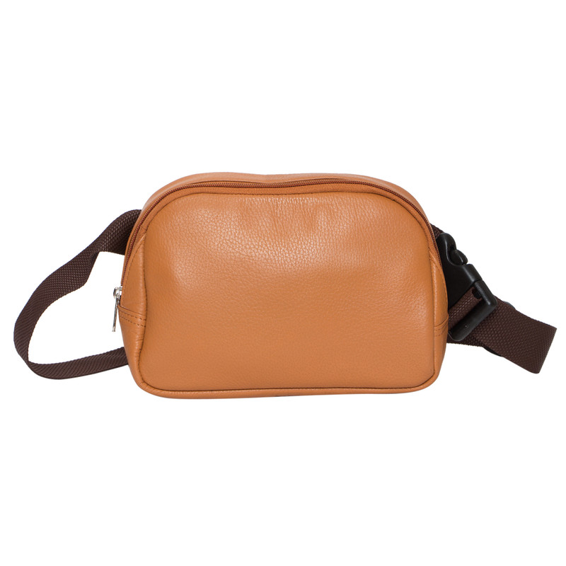 Ashlin® DESIGNER | VENTURA Large Zippered Hip Bag with long strap 