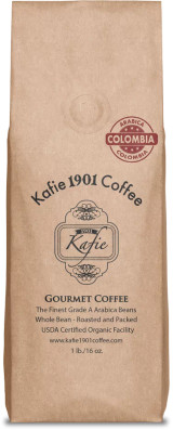 Kafie 1901 Colombia Coffee
16oz / 1 lb. bag – whole bean coffee
