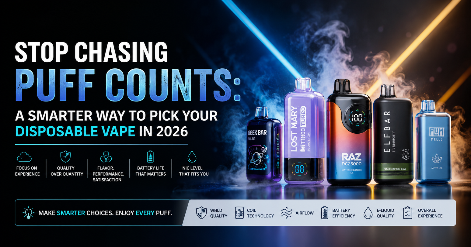 Stop Chasing Puff Counts: A Smarter Way to Pick Your Disposable Vape in 2026
