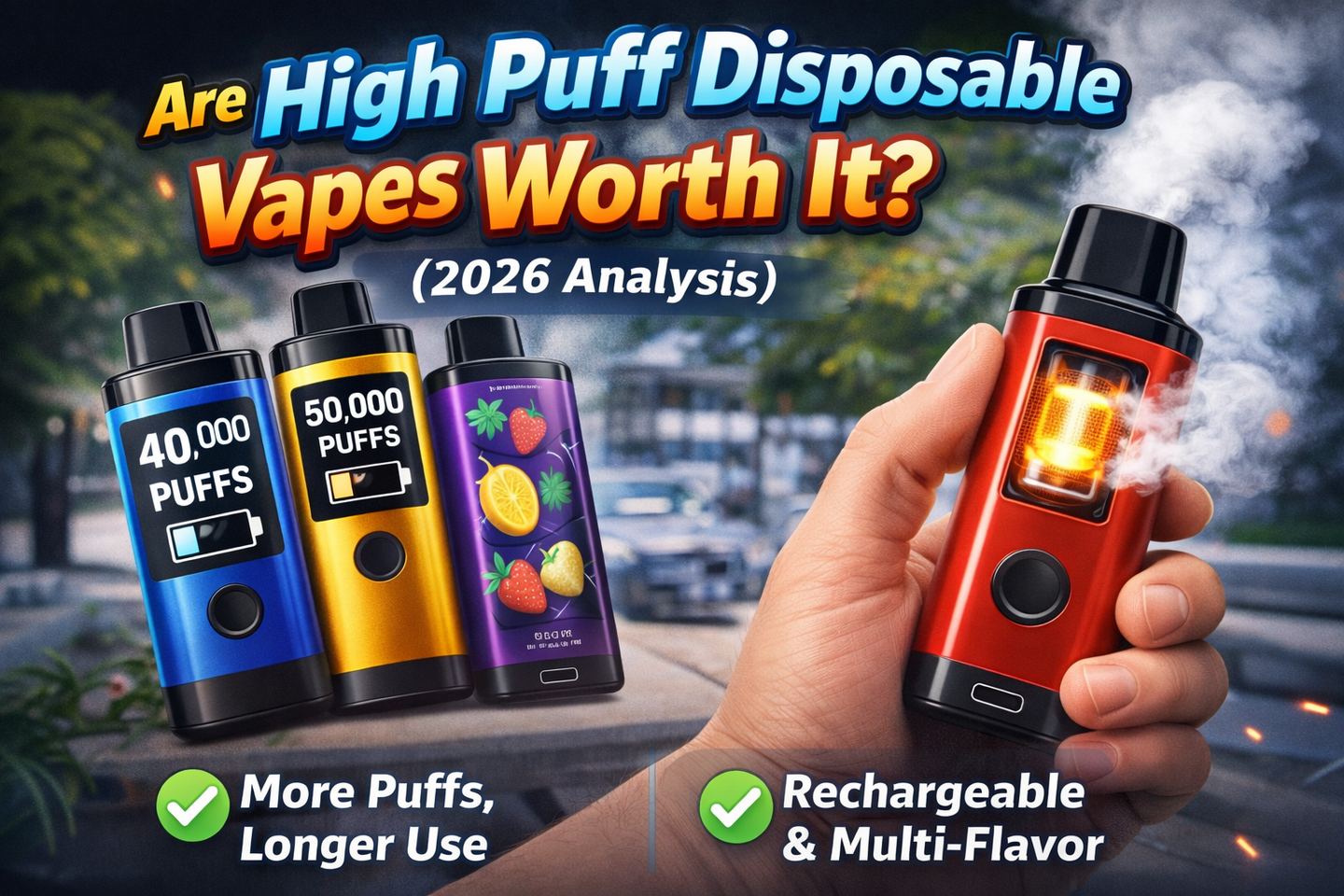 Are High Puff Disposable Vapes Worth It? (2026 Analysis)
