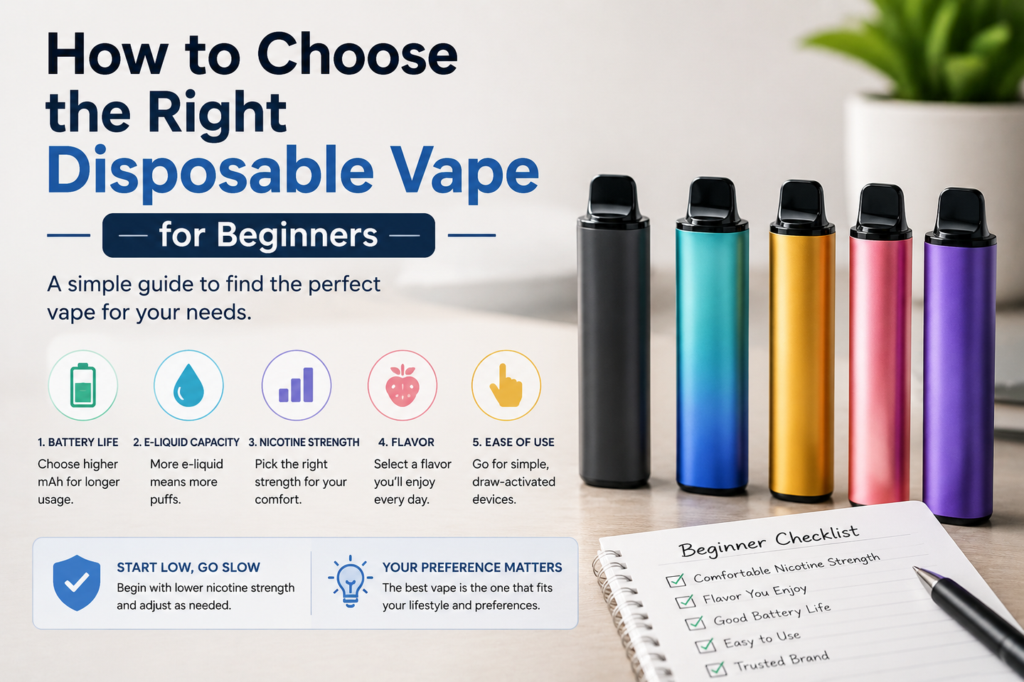 How to Choose the Right Disposable Vape for Beginners