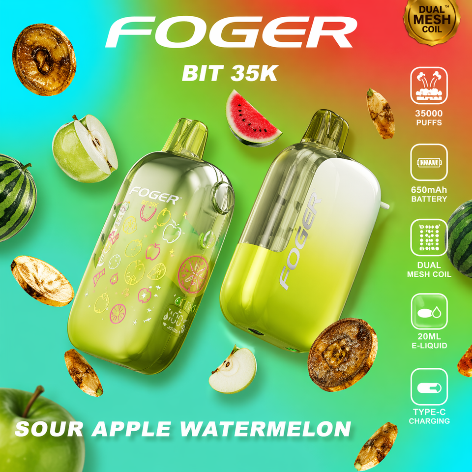 FOGER BIT 35,000 PUFFS DISPOSABLE vs FOGER SWITCH PRO 30,000 PUFFS KIT Comparison Guide