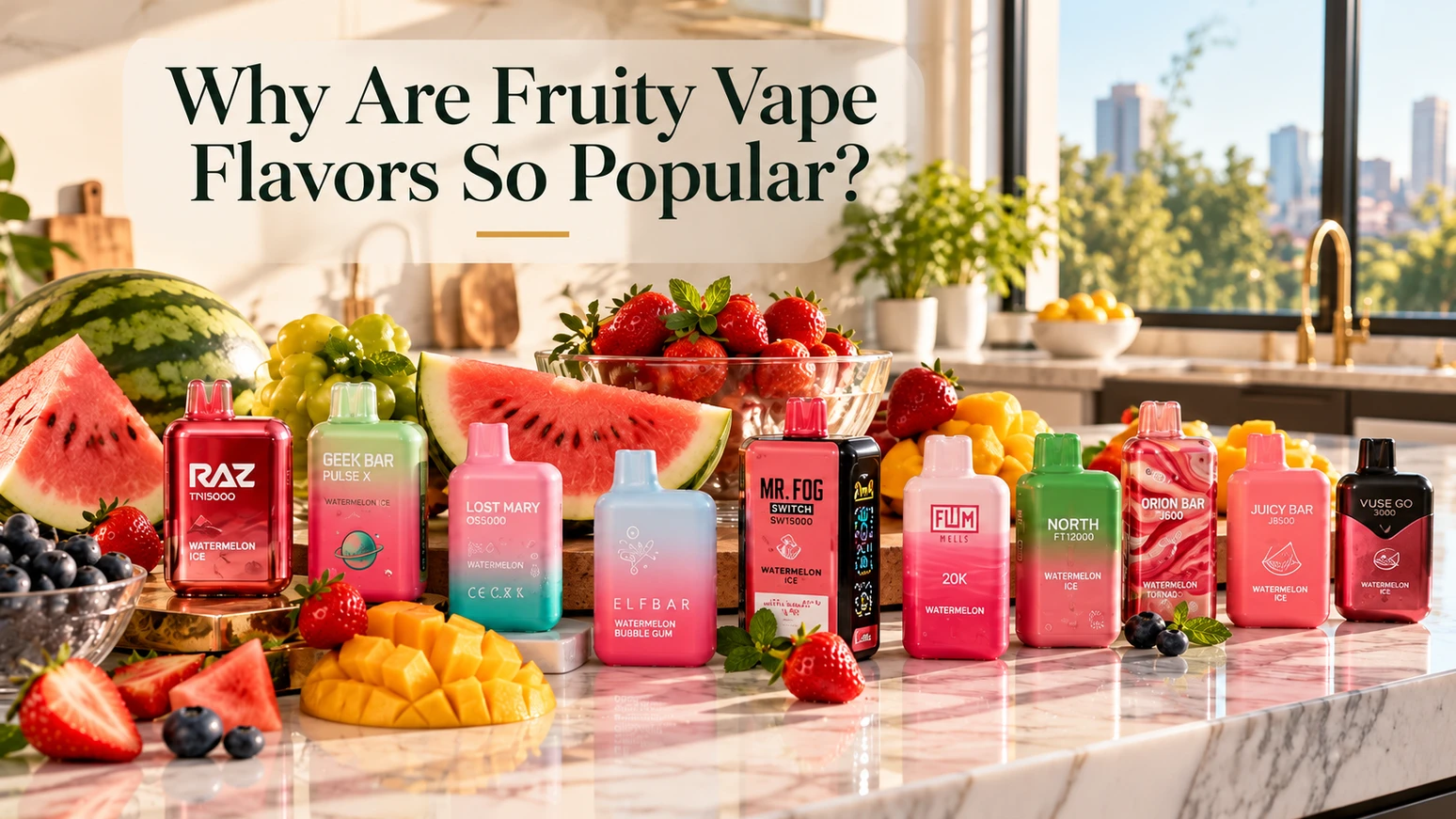Why Are Fruity Vape Flavors So Popular?