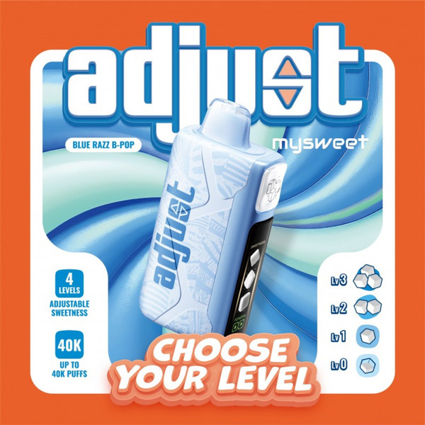 ADJUST MYSWEET 20ML 40,000 PUFFS VAPE ADJUST MYSWEET 20ML 40,000 PUFFS VAPE
