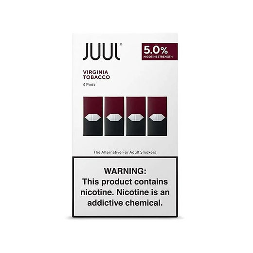 JUUL VIRGINIA TOBACCO PODS 5% - 4 PACK