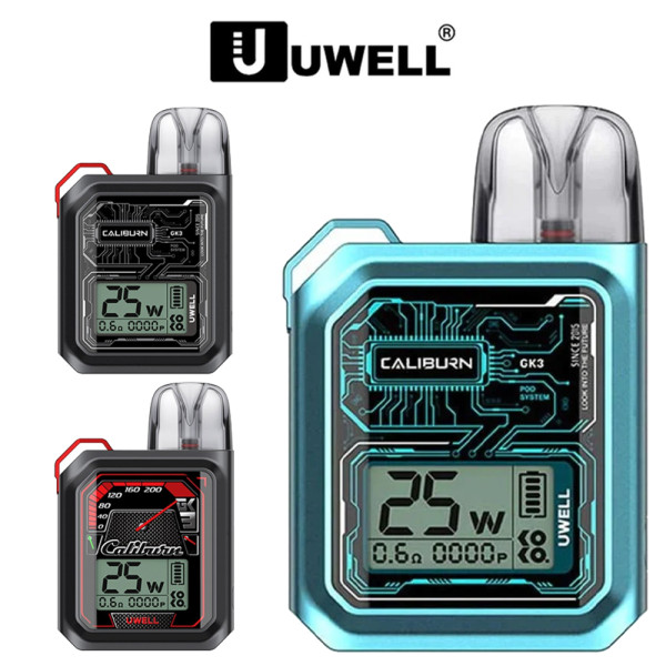UWELL CALIBURN GK3 900mAh POD SYSTEM STARTER KIT