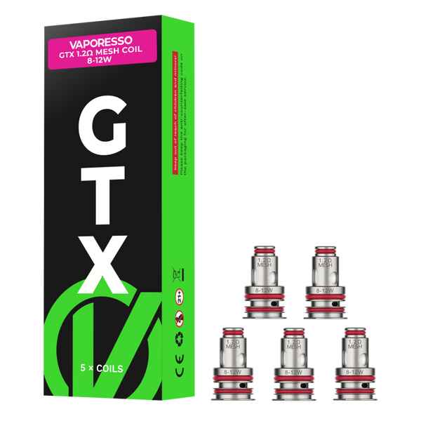 VAPORESSO GTX REPLACEMENT COILS - PACK OF 5