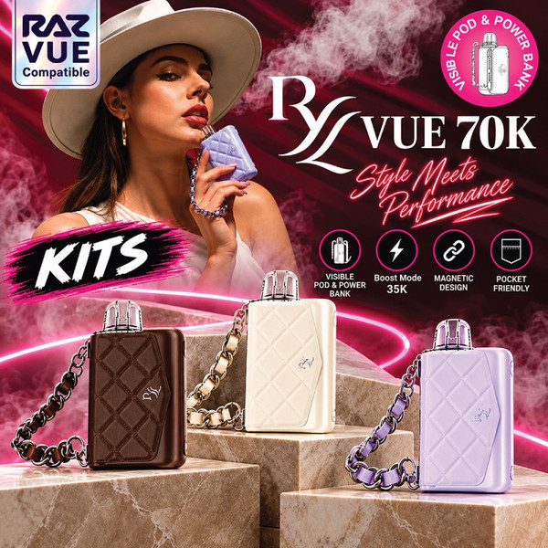 RYL VUE X RAZ 70,000 PUFFS DISPOSABLE VAPE (FULL KIT)