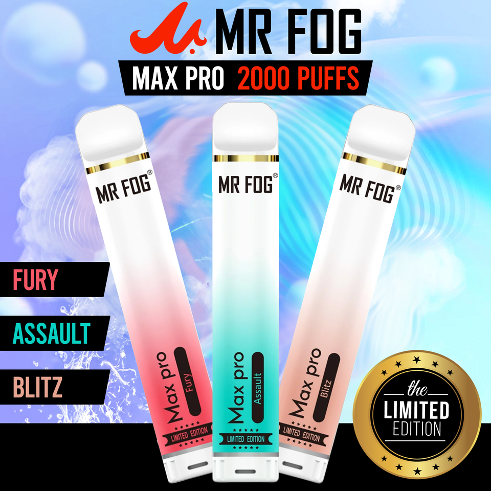 MR. FOG MAX PRO 2000 PUFFS VAPE - LIMITED