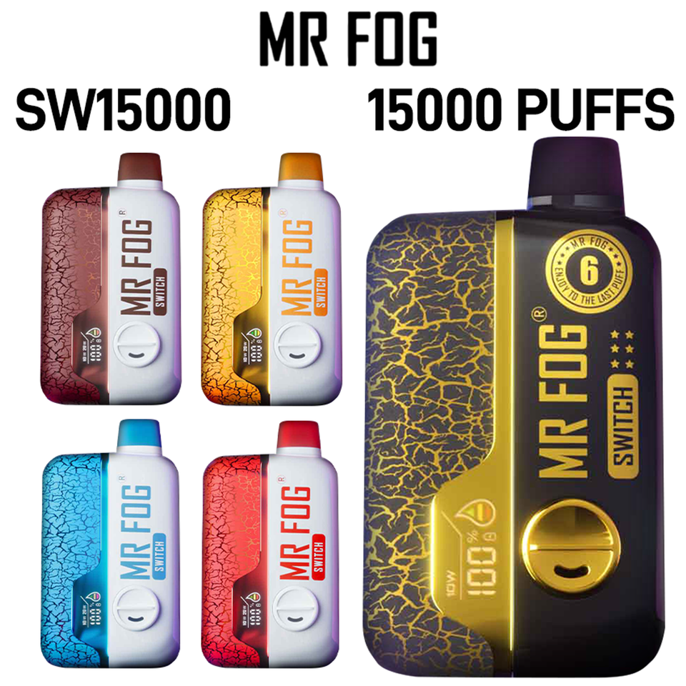 MR FOG SWITCH SW15000 15,000 PUFFS VAPE - PACK OF 5