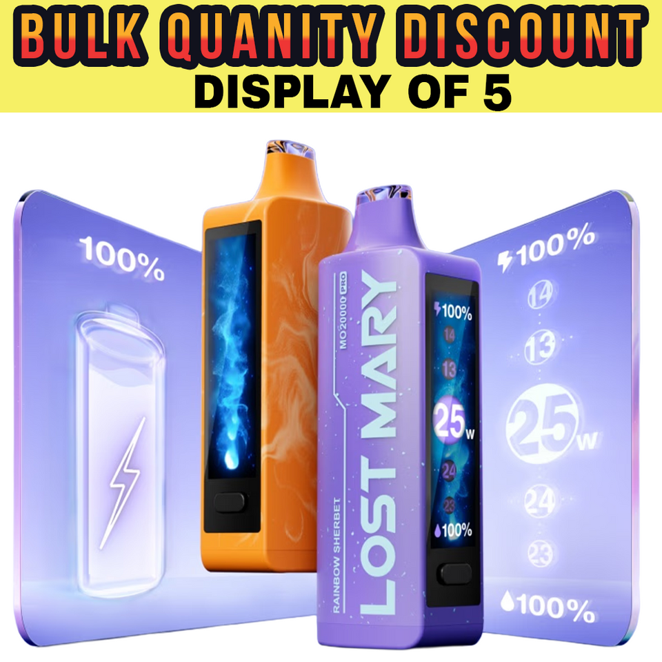 LOST MARY MO20000 20,000 PUFFS - PACK OF 5