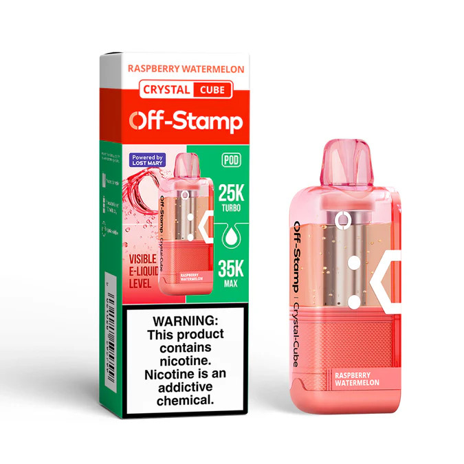 OFF STAMP X-CUBE CRYSTAL 35,000 PUFFS DISPOSABLE (POD ONLY)