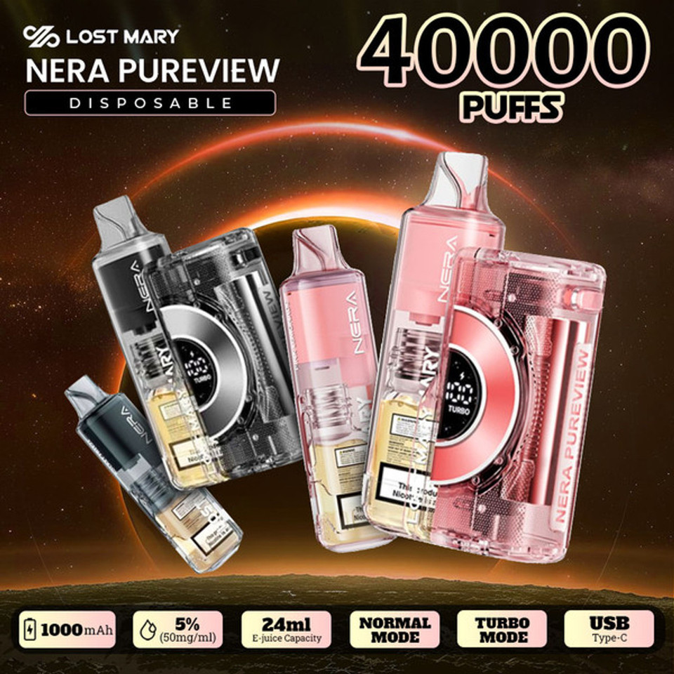 LOST MARY NERA PUREVIEW 40,000 PUFFS VAPE