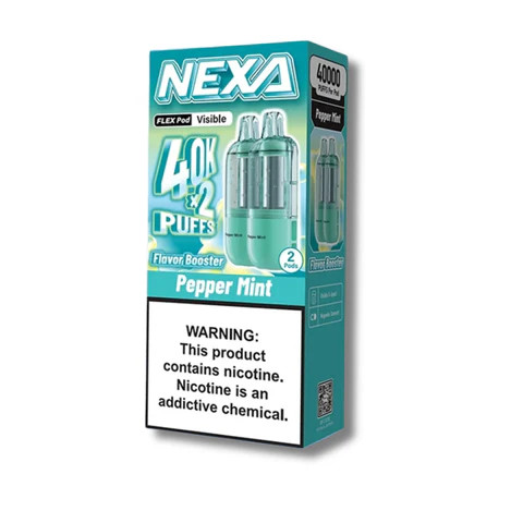 NEXA FLEX 40,000 PUFFS DIPOSABLE VAPE 2-PACK PODS ONLY