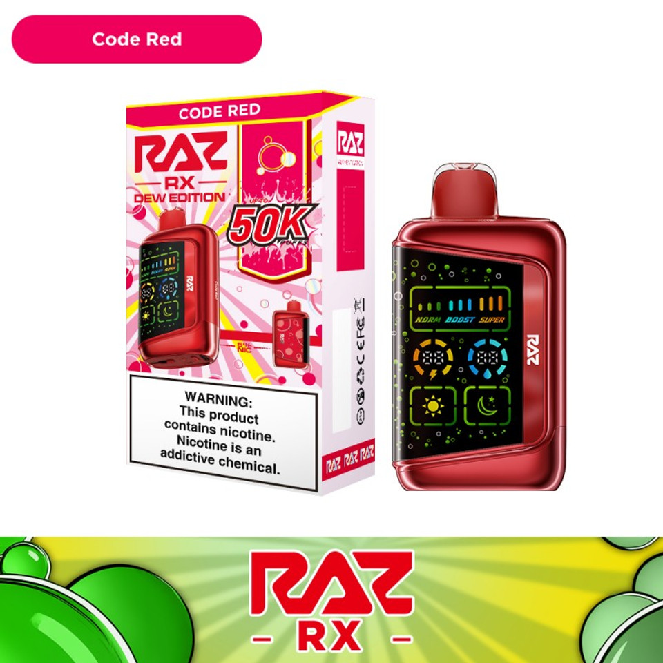 RAZ RX50K DEW EDITION 50,000 PUFFS DISPOSABLE VAPE (COMING SOON)