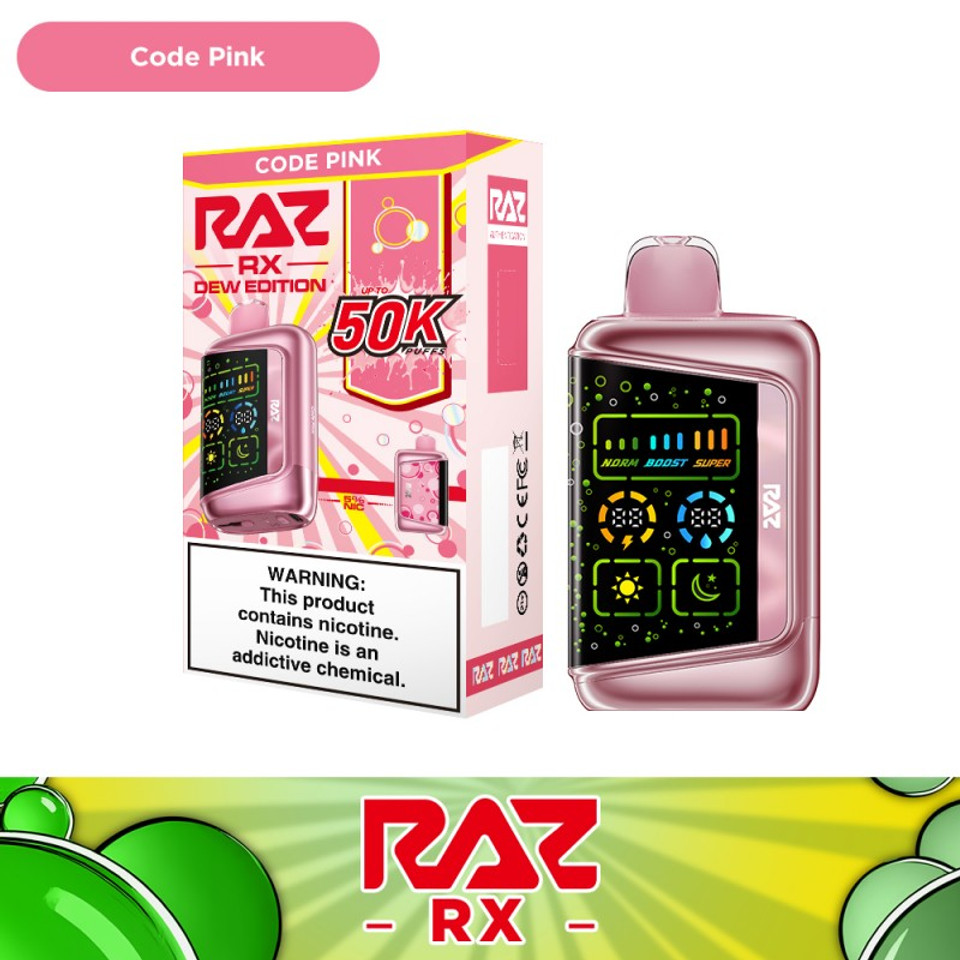 RAZ RX50K DEW EDITION 50,000 PUFFS DISPOSABLE VAPE (COMING SOON)