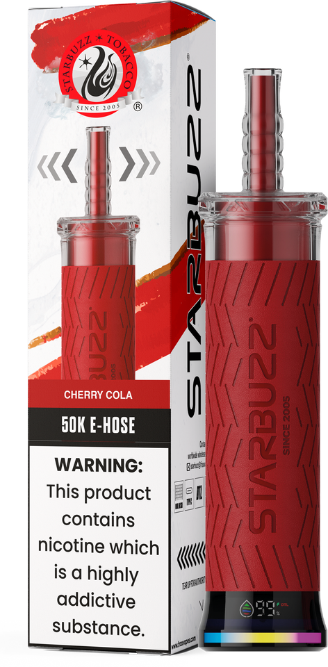STARBUZZ eHose 50000 puffs disposable vape with sleek ergonomic body