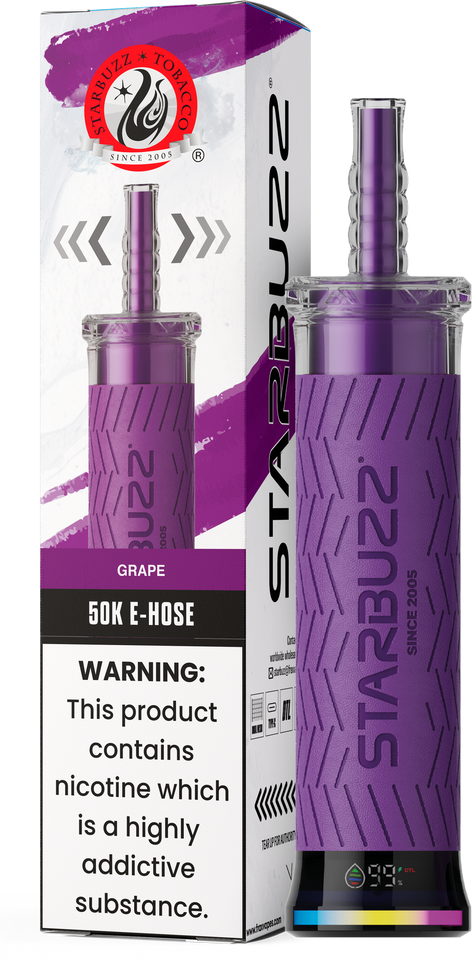 STARBUZZ eHose 50k puffs ready-to-use disposable vape in minimal setup