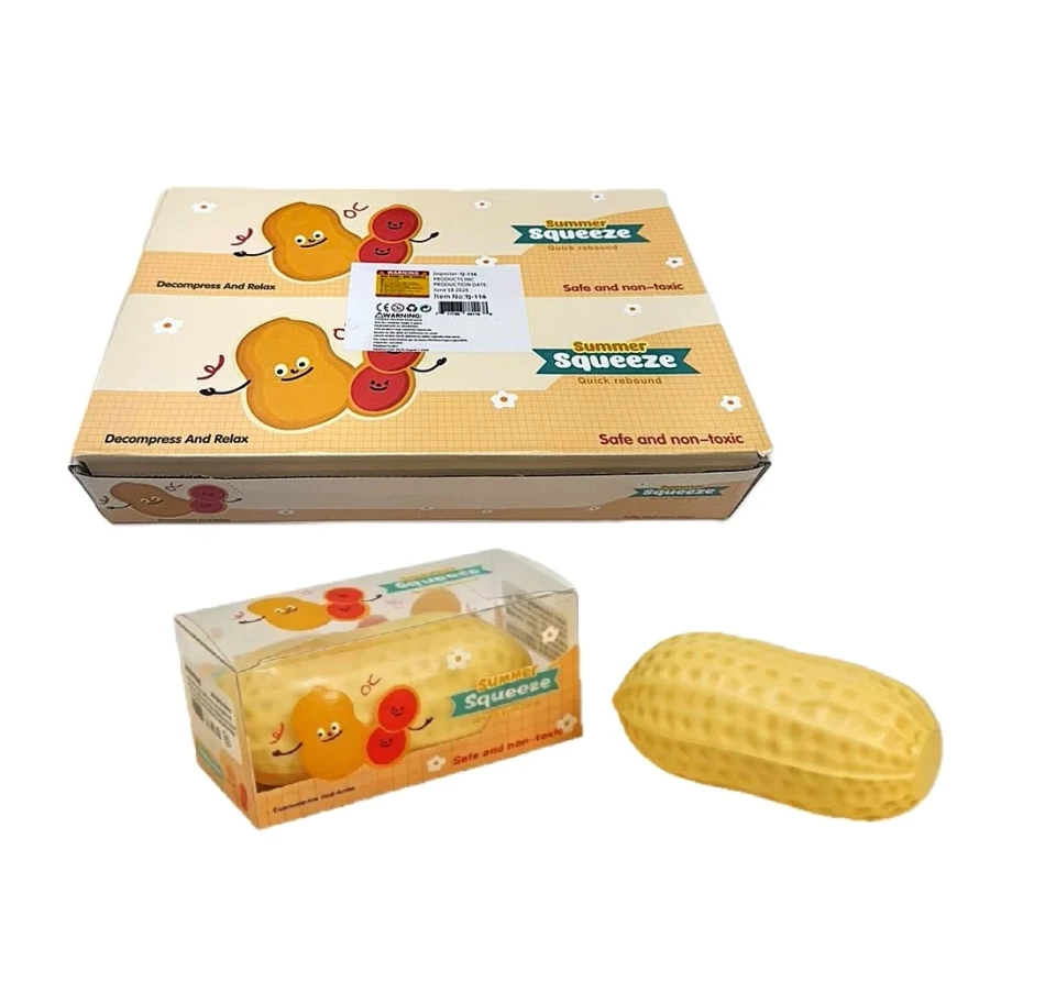 PEANUT SUMMER SQUEEZE SQUISH TOY