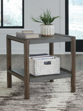 Kallenny - Brown / Gray - Rectangular End Table