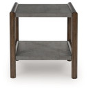 Kallenny - Brown / Gray - Rectangular End Table