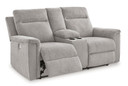 Barnsana - Dbl Power Reclining Loveseat With Console