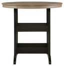 Fairen Trail - Black / Driftwood - 5 Pc. - Dining Set with 4 Chairs