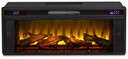 Entertainment Accessories - Black - Fireplace Insert - Rectangular