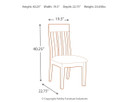 Ralene - Medium Brown - Dining UPH Side Chair (Set of 2)