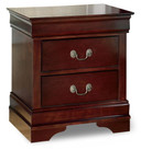 Alisdair - Reddish Brown - Two Drawer Night Stand
