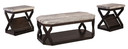 Radilyn - Grayish Brown - Occasional Table Set (Set of 3)