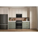 Kitchenaid® 5.0 Cu. Ft. Smart Slide-in Gas Range with Convection Cooking Modes and 2-in-1 Burner KSGS530SBE