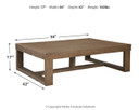 Cariton - Gray - Rectangular Cocktail Table