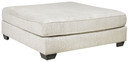 Rawcliffe - Parchment - Oversized Accent Ottoman