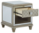 Chevanna - Platinum - Rectangular End Table