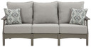 Visola - Gray - Sofa with Cushion