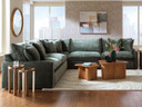 Carriage View - Jade - 3-Piece Sectional