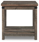 Hollum - Rustic Brown - Square End Table
