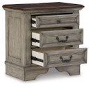 Lodenbay - Antique Gray - Three Drawer Night Stand