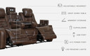 Game - Bark - PWR REC Sofa with ADJ Headrest