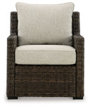 Brook Ranch - Brown - Lounge Chair With Cushion