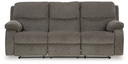 Scranto - Brindle - Reclining Sofa - Fabric