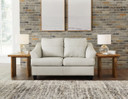 Genoa - Coconut - Loveseat - Leather Match
