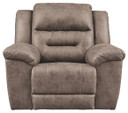 Stoneland - Fossil - Rocker Recliner - Faux Leather