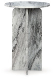 Keithwell - Gray - Round Accent Table