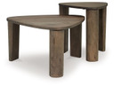 Reidport - Grayish Brown - Accent Cocktail Table Set (Set of 2)