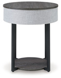 Sethlen - Gray / Black - Accent Table