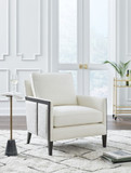 Ardenworth - Black / Ivory - Accent Chair